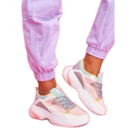 SEA Sapatos esportivos coloridos brancos para mulheres BL205 marrom multicolorido