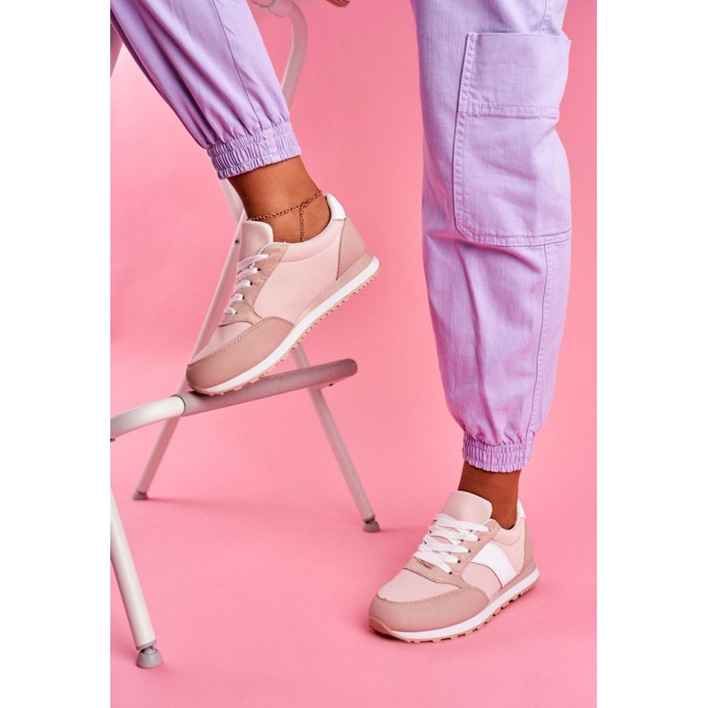 SEA Sapatos esportivos femininos rosa BL189