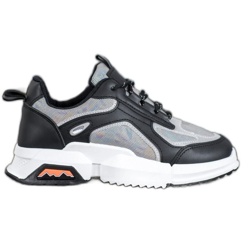 SHELOVET Tênis esportivos na plataforma preto multicolorido