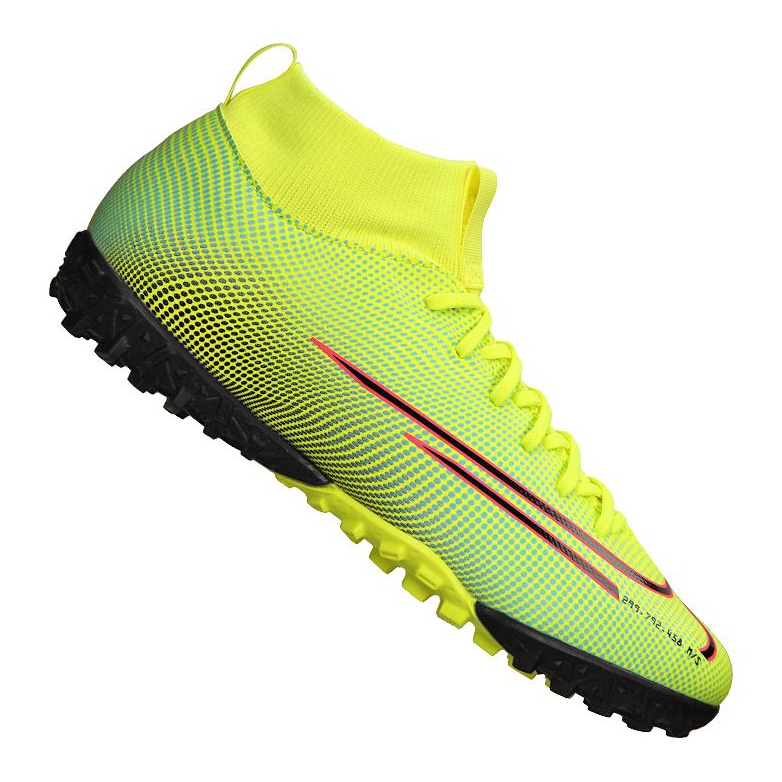 Nike Superfly 7 Academy Mds Tf Jr BQ5407-703 multicolorido amarelos