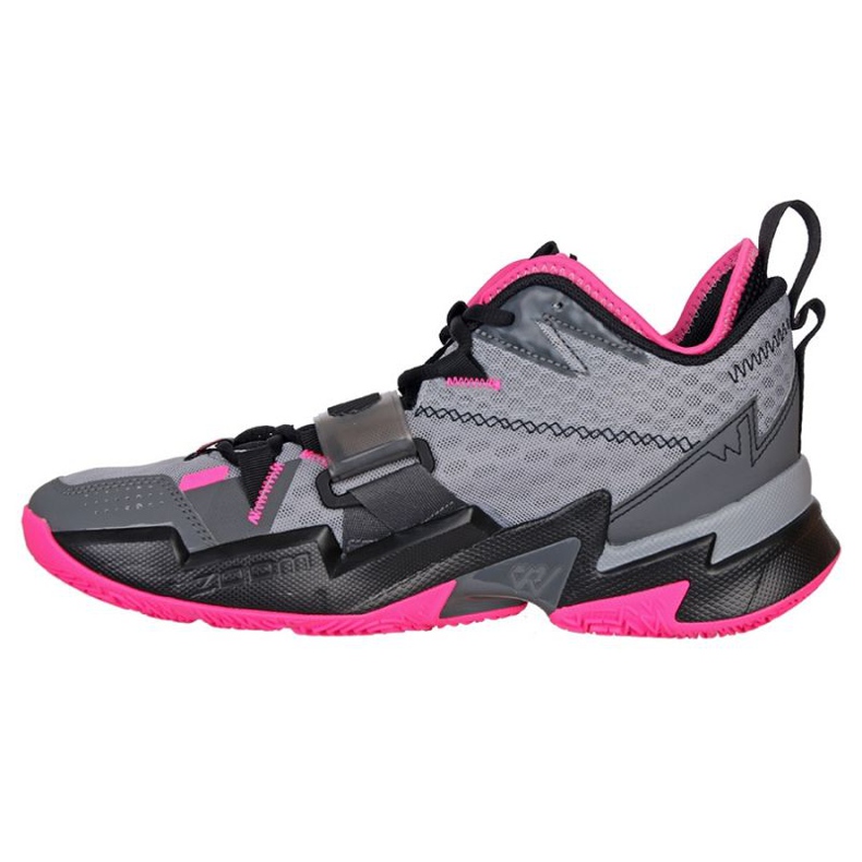 Sapato Nike Jordan Why Not Zero M CD3003 003 multicolorido tons de cinza