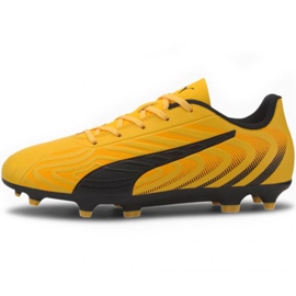 Chuteira Puma One 20.4 Fg Ag Jr 105840 01 amarelo