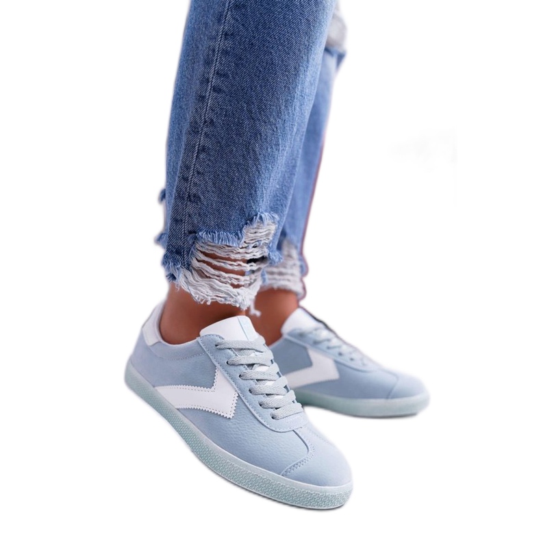 Sapatos esportivos femininos azuis Big Star DD274301 azul