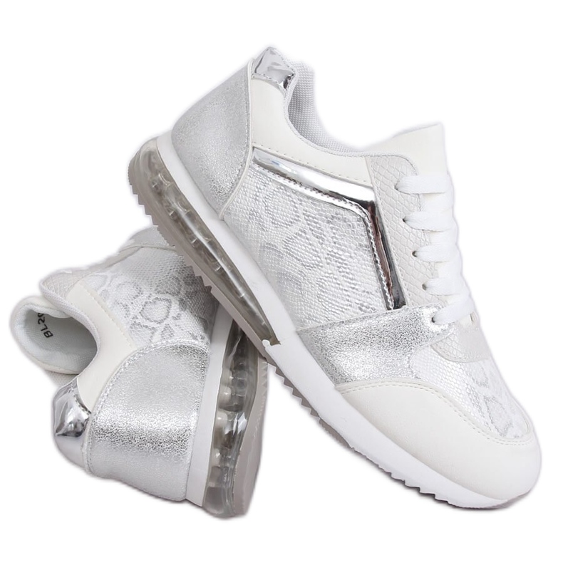 Sapatos esportivos femininos brancos BL206 Branco
