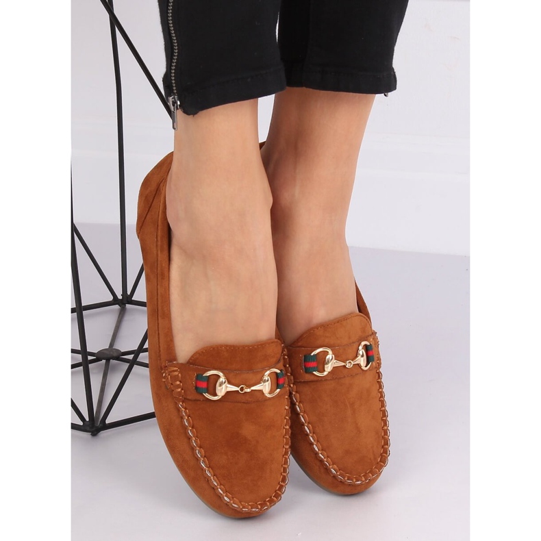 Mocassins camelo feminino CH-1M16 Camel castanho