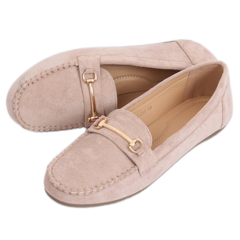 Mocassins bege feminino 99-01A Beige