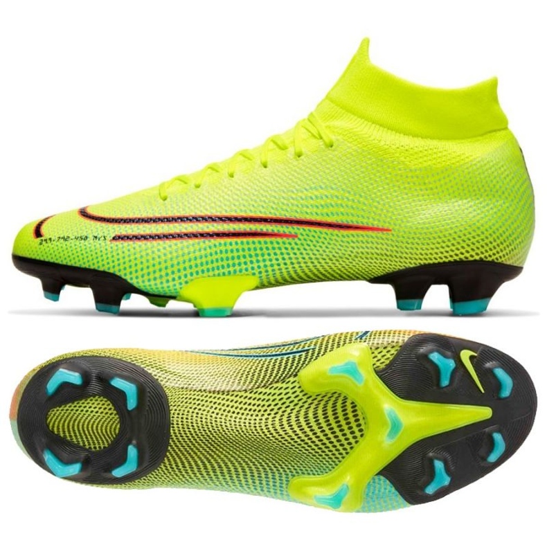 Chuteiras Nike Mercurial Superfly 7 Pro Mds Fg M BQ5483-703 amarelo amarelo