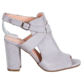 Seastar Sandálias elegantes em um bar cinza Seastar Sandálias elegantes em um bar cinza