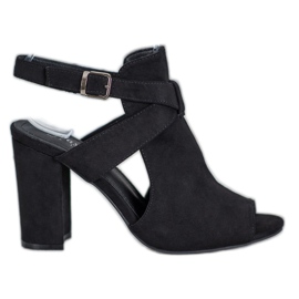 Seastar Sandálias elegantes em um bar preto