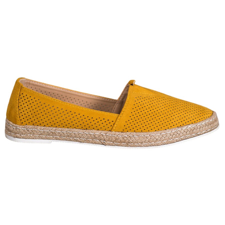 SHELOVET Slipons casuais amarelo