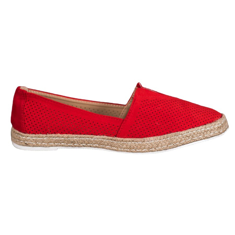 SHELOVET Slipons casuais vermelho