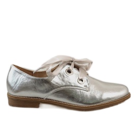 Sapatos de renda prateados 188-233 cinza