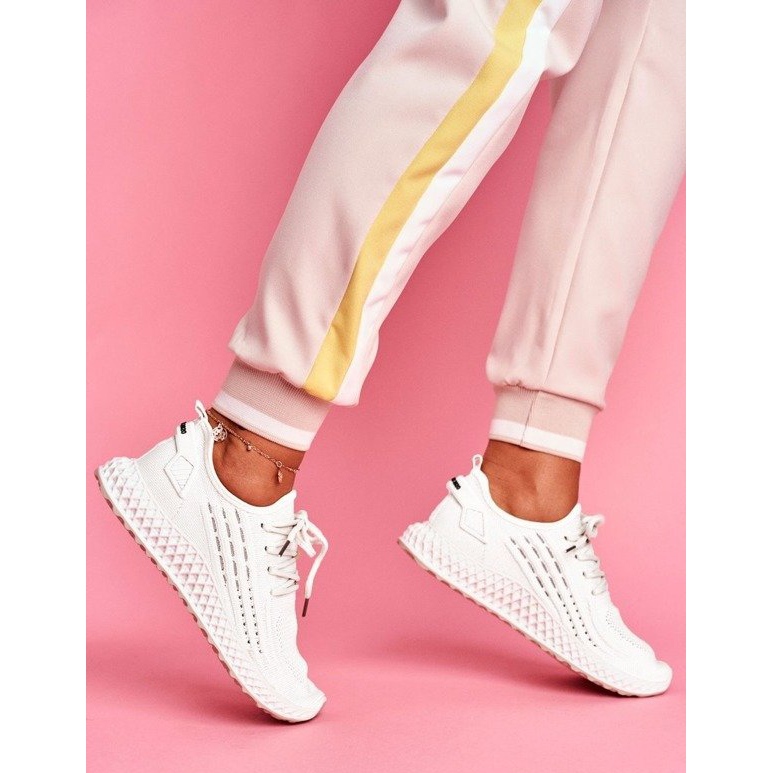 SEA Calçados femininos leves esportivos brancos JH-10 Branco