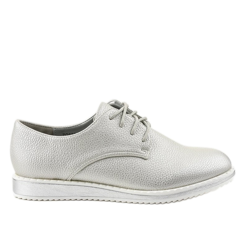Sapatos de jazz prateados clássicos ZQ632-3 prata