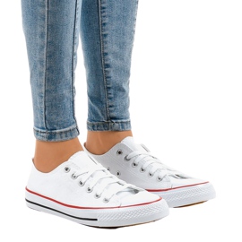 Tênis clássico feminino branco ZC-2