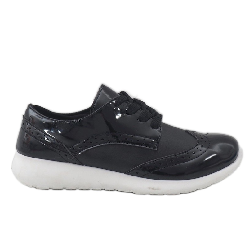 Sapatos esportivos femininos negros YD-7 preto