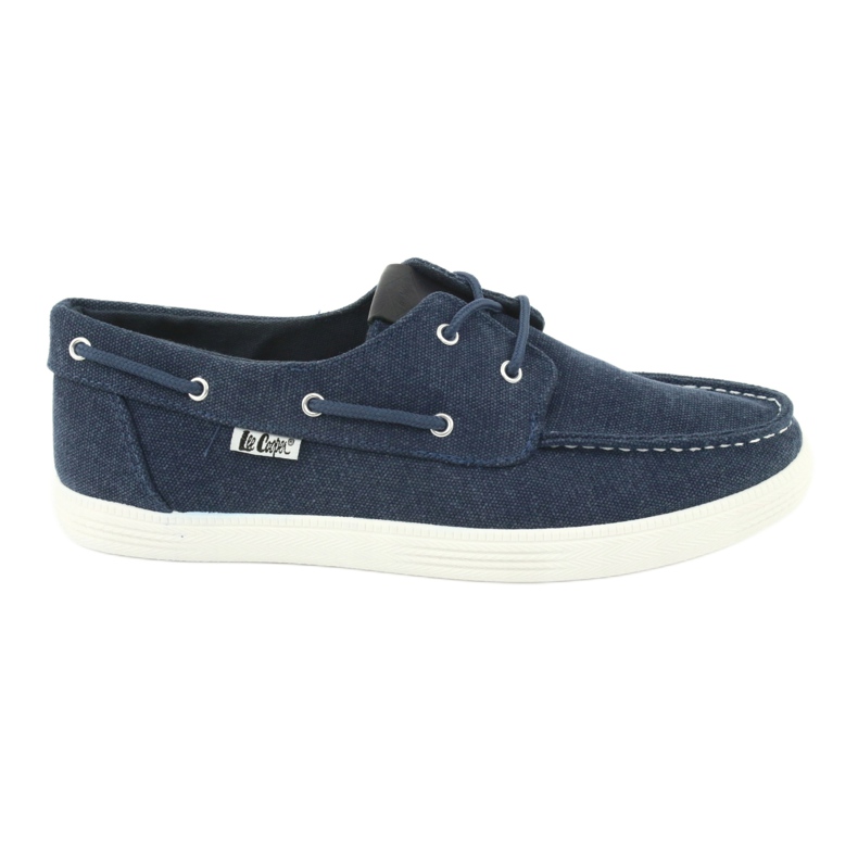 Mocassins Lee Cooper masculinos GC008Q-01 azul marinho