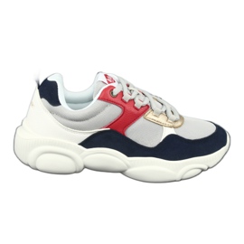 Lee Cooper Sapatos esportivos femininos 1275 cinza/multicolorido Lee Cooper Sapatos esportivos femininos 1275 cinza/multicolorido