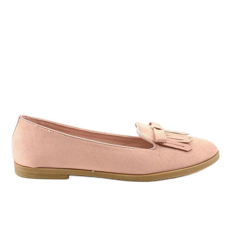 Mocassins de camurça ecológica Pink Lordsy 2358 rosa