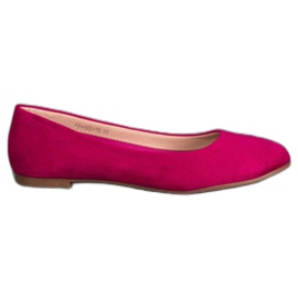 Best Shoes Bailarinas de camurça roxo