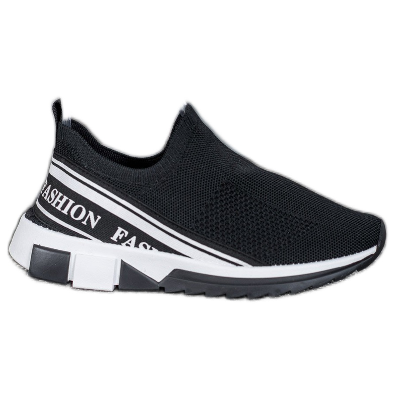 SHELOVET Openwork Slipony Fashion branco preto