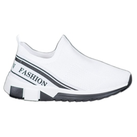 SHELOVET Openwork Slipony Fashion branco