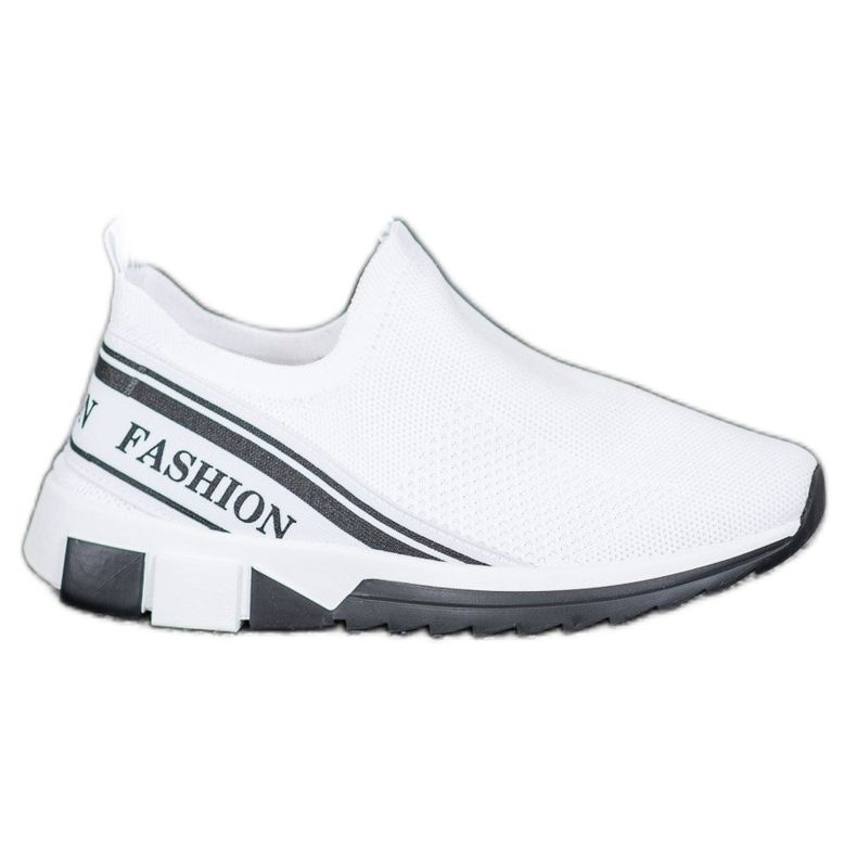 SHELOVET Openwork Slipony Fashion branco