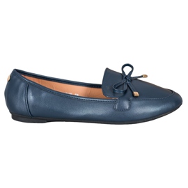 Clowse Bailarinas elegantes azul marinho