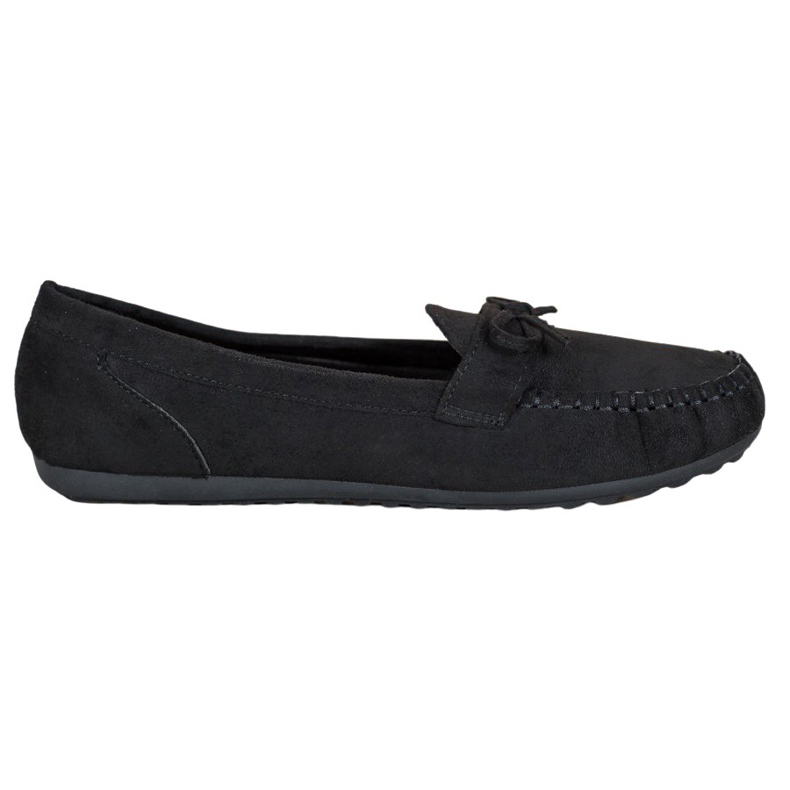 SHELOVET Mocassins casuais com arco preto amarelo