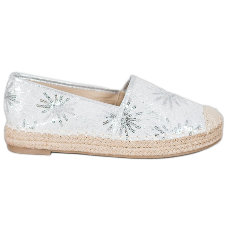Best Shoes Alpercatas Sequin cinza