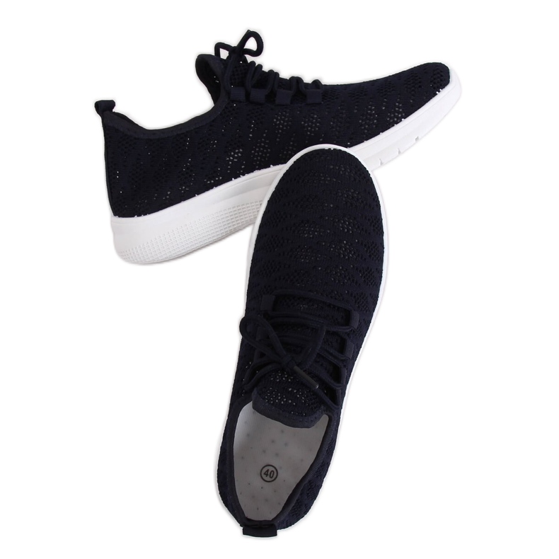 Calçado desportivo azul marinho BB76 Navy amarelo