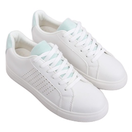 Tênis feminino branco WB807 WHITE / L.BLUE