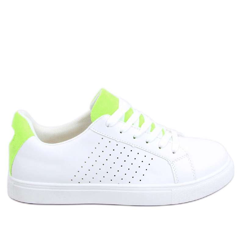 Tênis feminino branco WB807 WHITE / GREEN verde