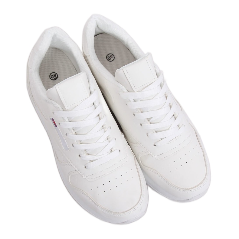 Sapatos esportivos femininos brancos BK938 Branco