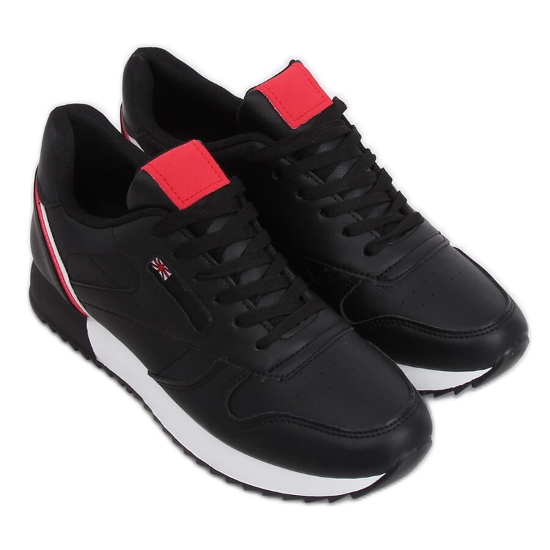 Calçados esportivos pretos para mulheres BK938 Preto