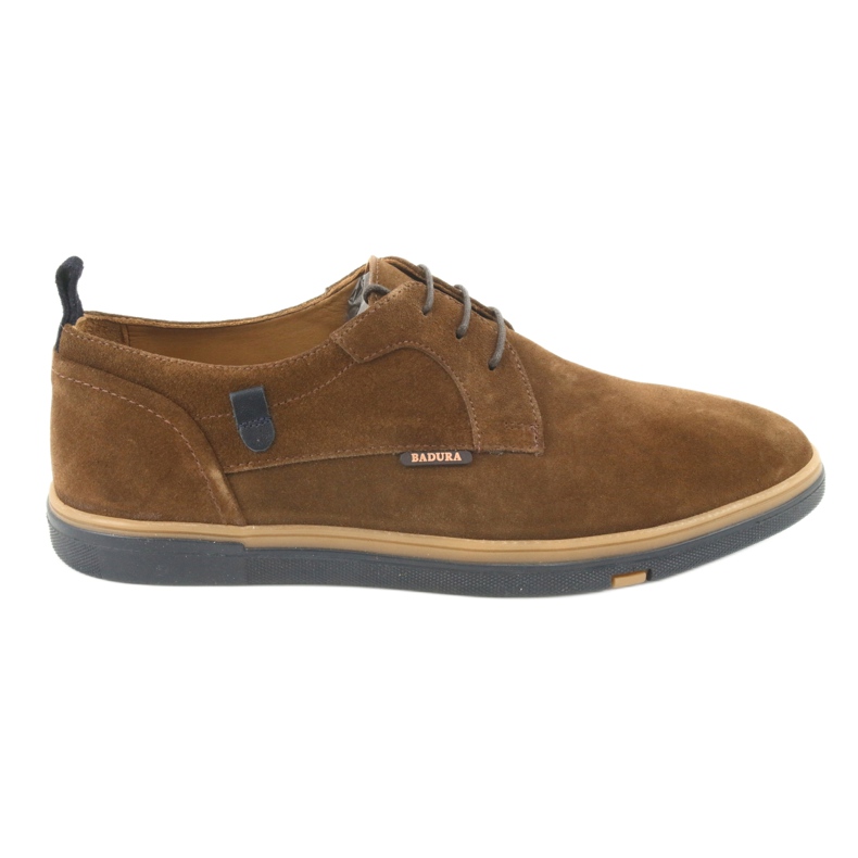 Sapatos masculinos Badura 3764 marrom castanho