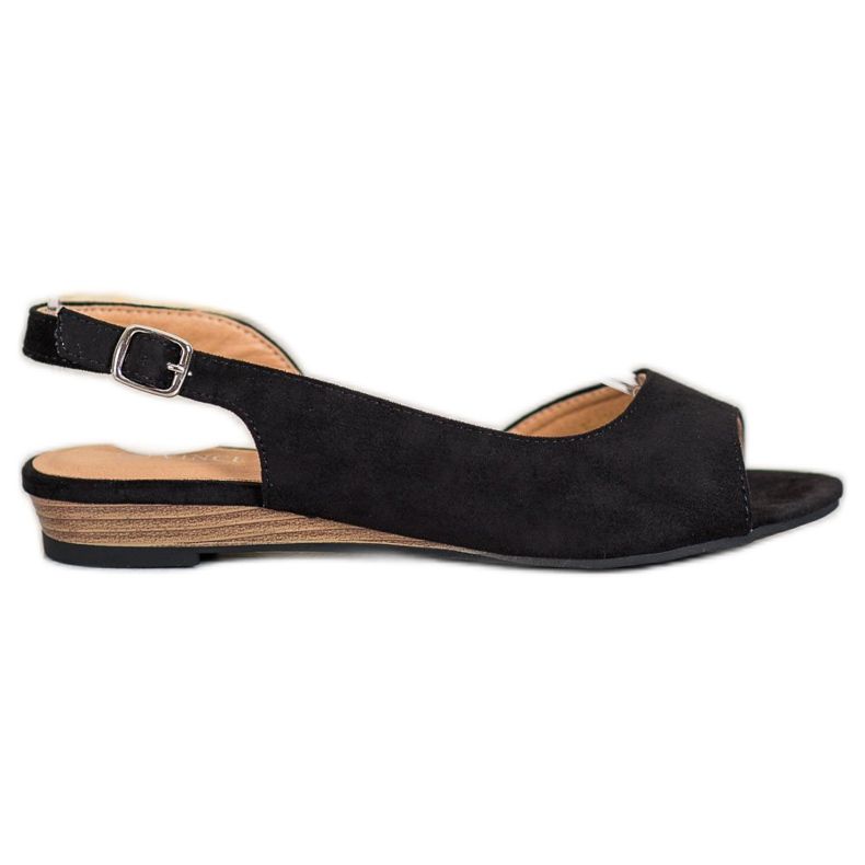 Sapatos de camurça confortáveis ​​VINCEZA preto