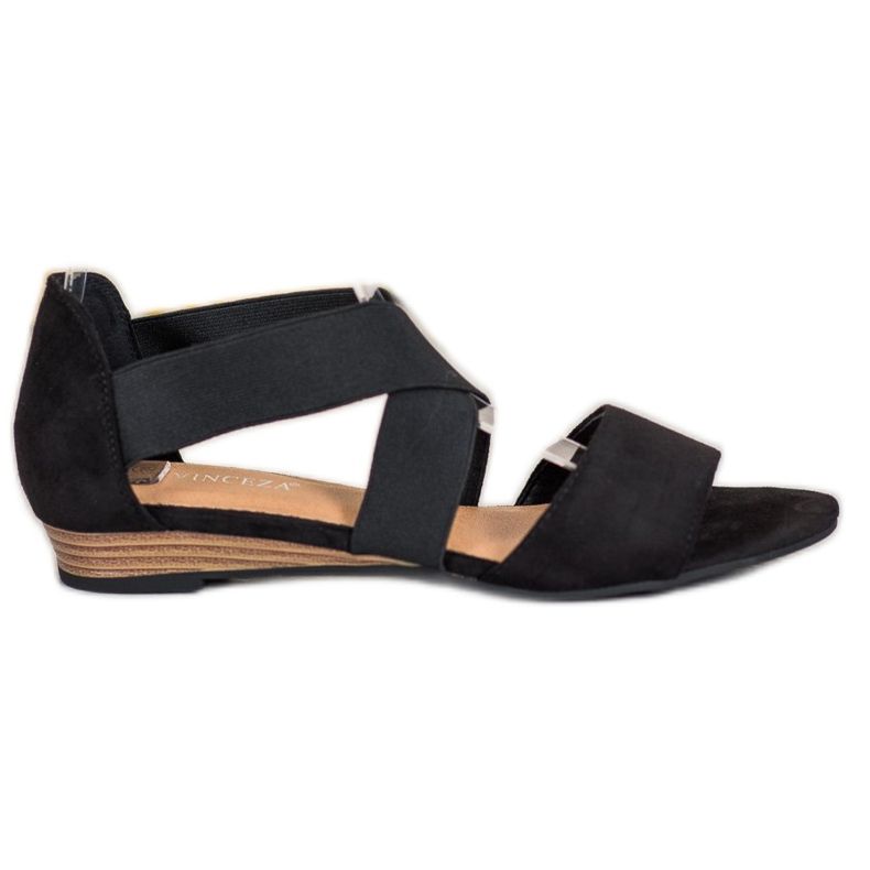 Sandálias VINCEZA Slip On preto