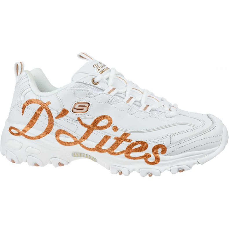 Sapatos Skechers D'Lites Glitzy City W 13165-WTRG branco