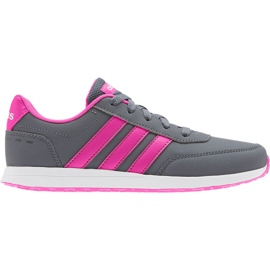 Sapatos Adidas Vs Switch 2 K Jr FV5653 rosa cinza Sapatos Adidas Vs Switch 2 K Jr FV5653 rosa cinza