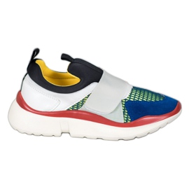 Sweet Shoes Calçados esportivos leves com velcro multicolorido