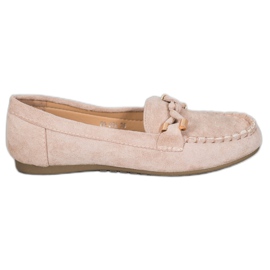 Nio Nio Mocassins elegantes de camurça marrom