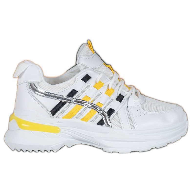 SHELOVET Calçados esportivos elegantes na plataforma branco