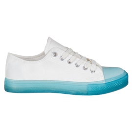 SHELOVET Tênis Com Sola Colorida branco SHELOVET Tênis Com Sola Colorida branco