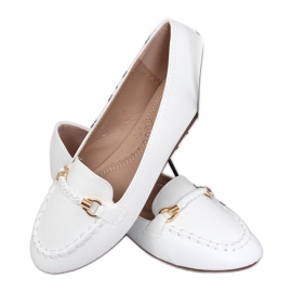 Mocassins femininos brancos A8636 Branco