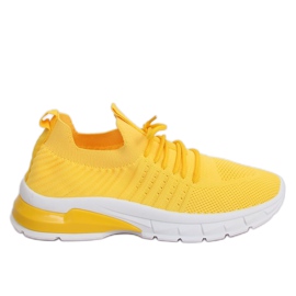 Calçado desportivo amarelo ZH-6 com cúrcuma