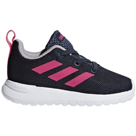 Sapatos adidas Lite Racer Cln K Jr BB7053 azul marinho rosa Sapatos adidas Lite Racer Cln K Jr BB7053 azul marinho rosa
