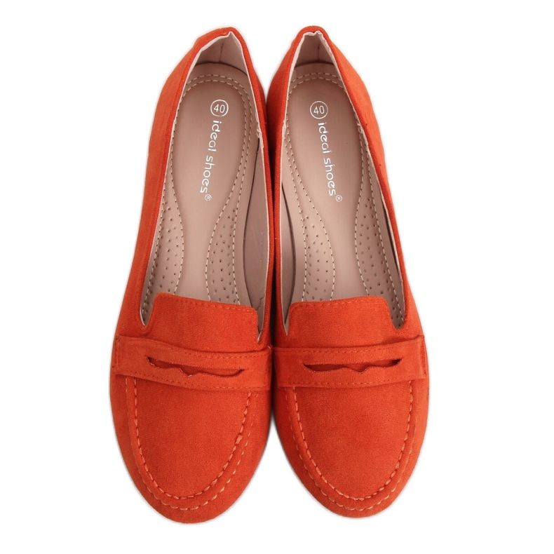 Mocassins femininos laranja 3900 Orange