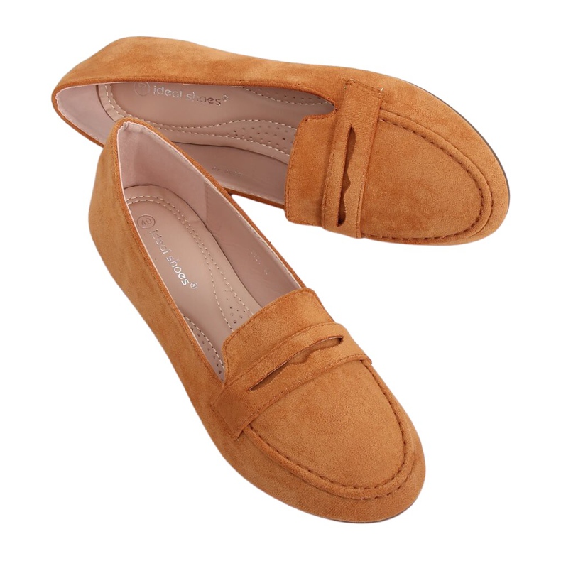 Camel 3900 Mocassins Camel femininos castanho multicolorido