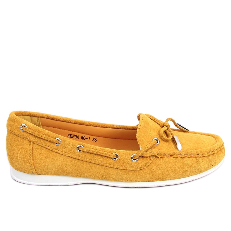 Mocassins de mel feminino RQ-1 amarelo